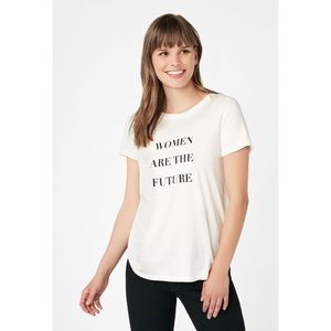 JUSTFAB Women Are The Future Tee NWT